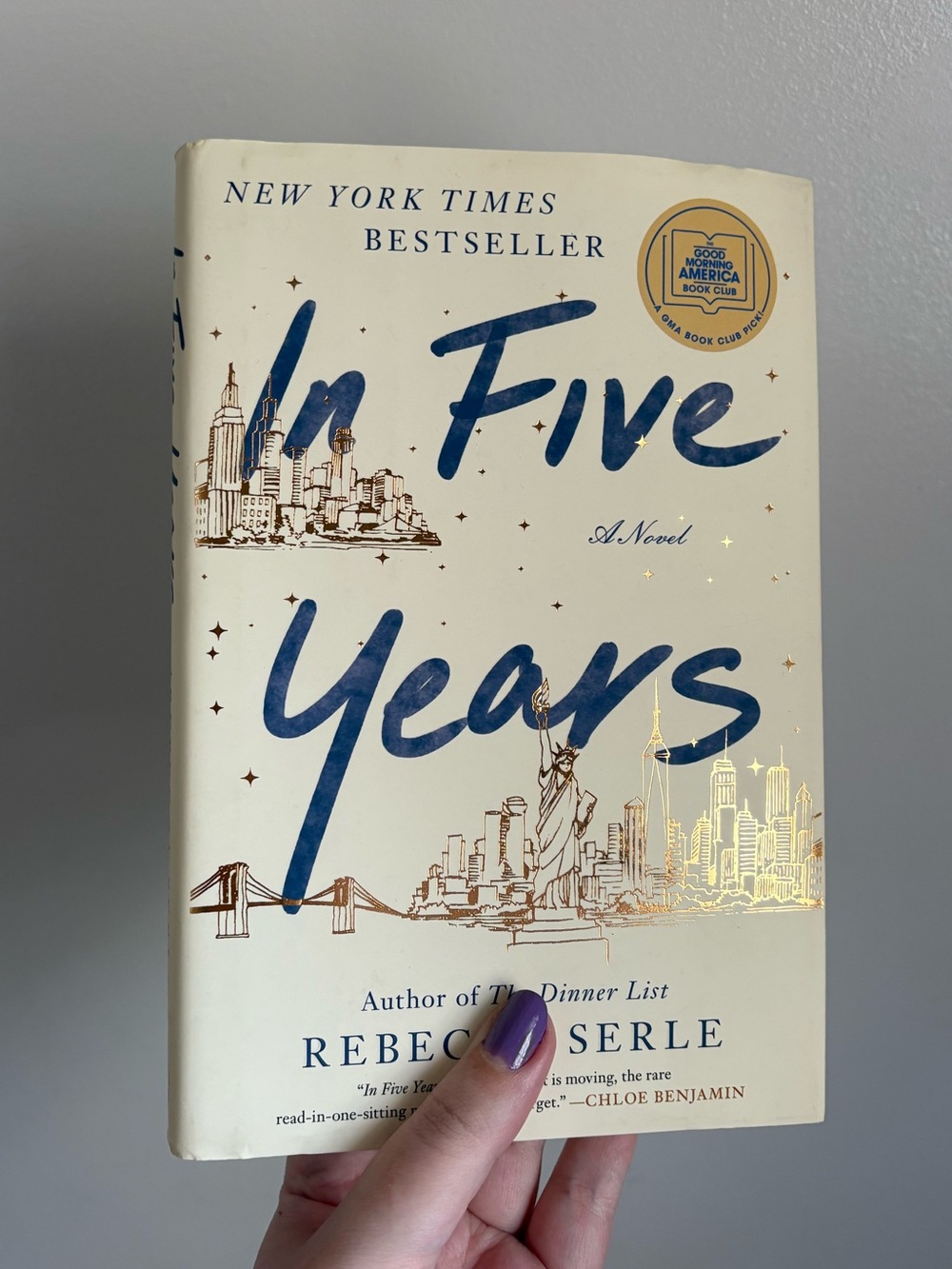 In Five Years by Rebecca Serle Hardcover